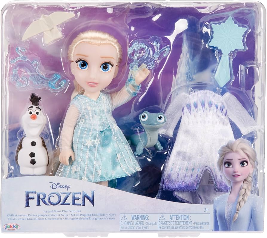 Disney Frozen Ice and Snow Elsa Petite Doll Set