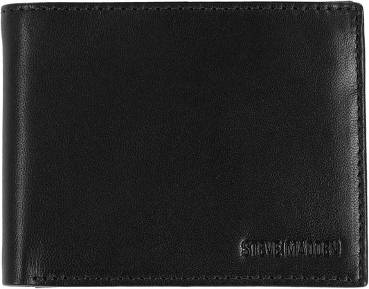 Steve Madden Men's Slim Leather Wallet