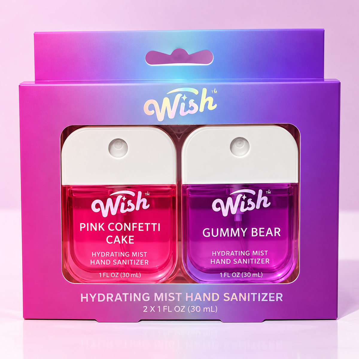 Wish 2pk Hand Sanitizer Spray