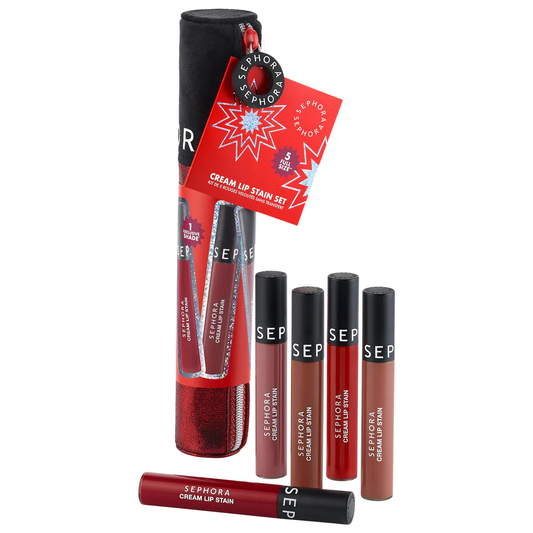 SEPHORA COLLECTION Cream Lip Stain 10HR Liquid Lipstick 5pc Set