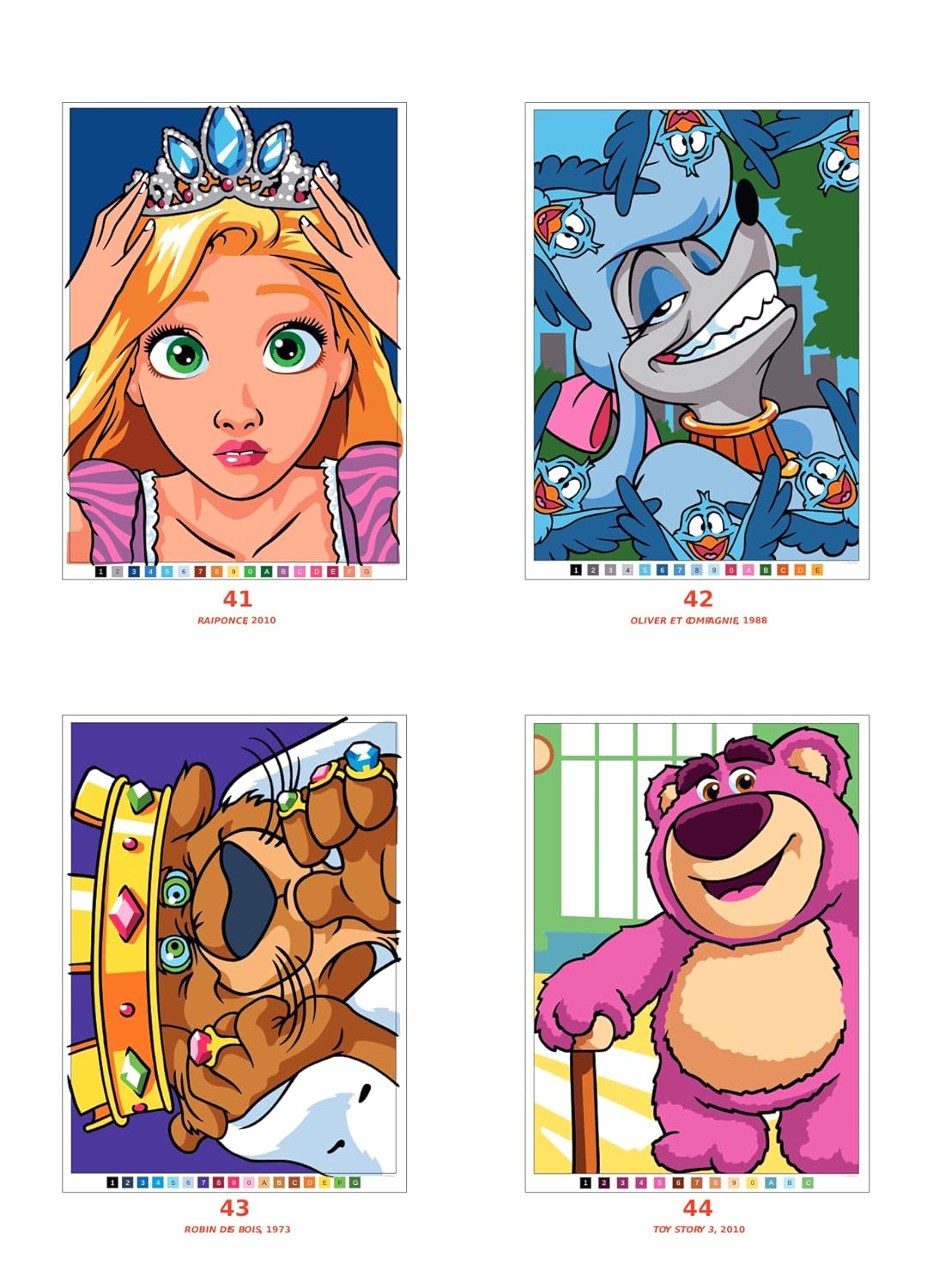 Coloriages mystères Disney - Les Grands classiques Tome 4