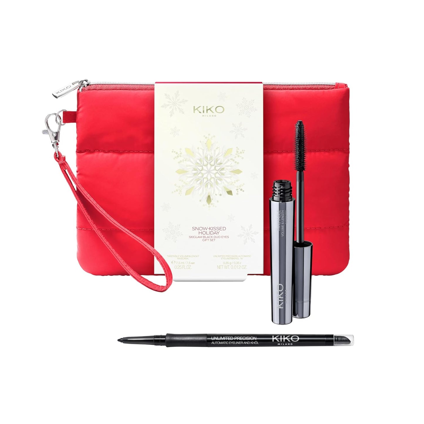 KIKO Milano Now-Kissed Holiday Skiglam Black Duo Eyes Gift Set Eyes Gift Set