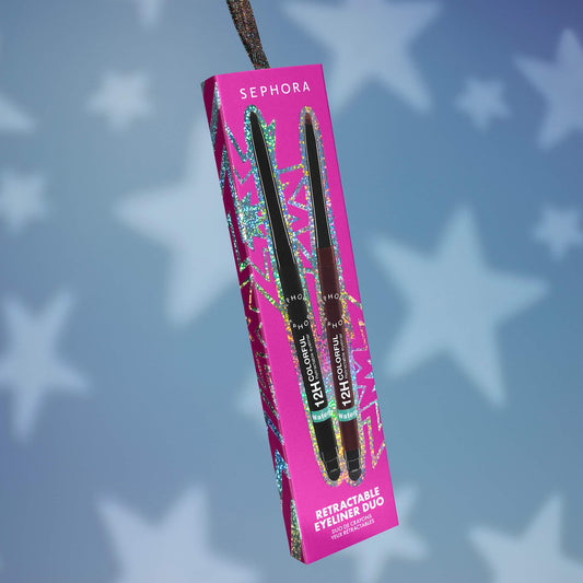 SEPHORA COLLECTION 12H Colorful Waterproof Retractable Eyeliner Duo Set