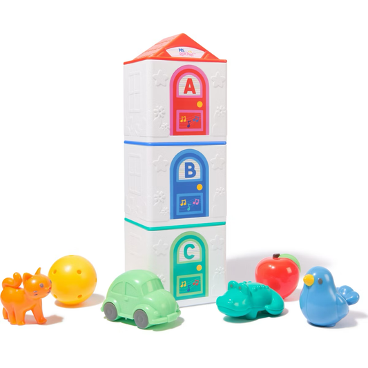 Ms. Rachel Stacking Surprise Houses