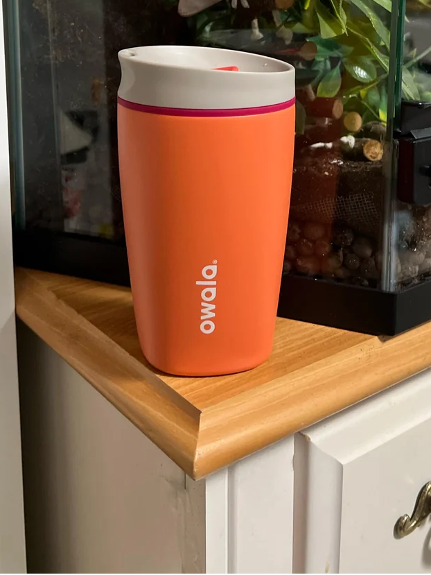 Owala SmoothSip Slider Insulated Stainless Steel Coffee Tumbler 12oz