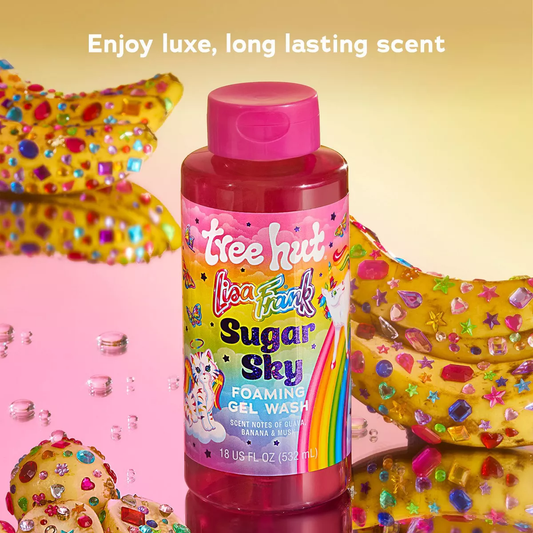 Tree Hut x Lisa Frank Sugar Sky Foaming Gel Body Wash