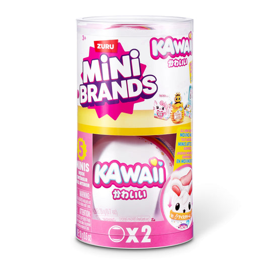 Mini Brands Kawaii Capsule by ZURU, Japanese Themed (2 Pack)