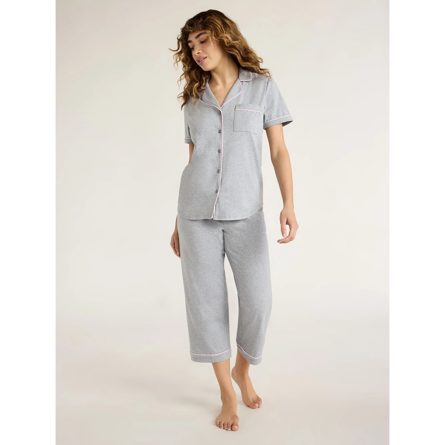 Pijama Gris de Pantalón