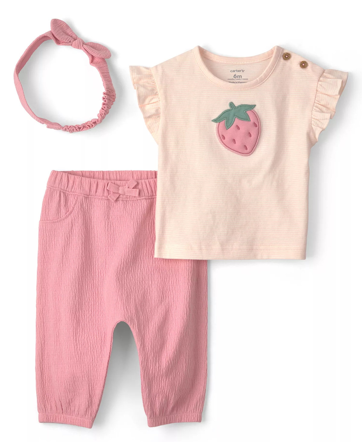 Carter's Baby Girls'  Strawberry  3-Piece Set