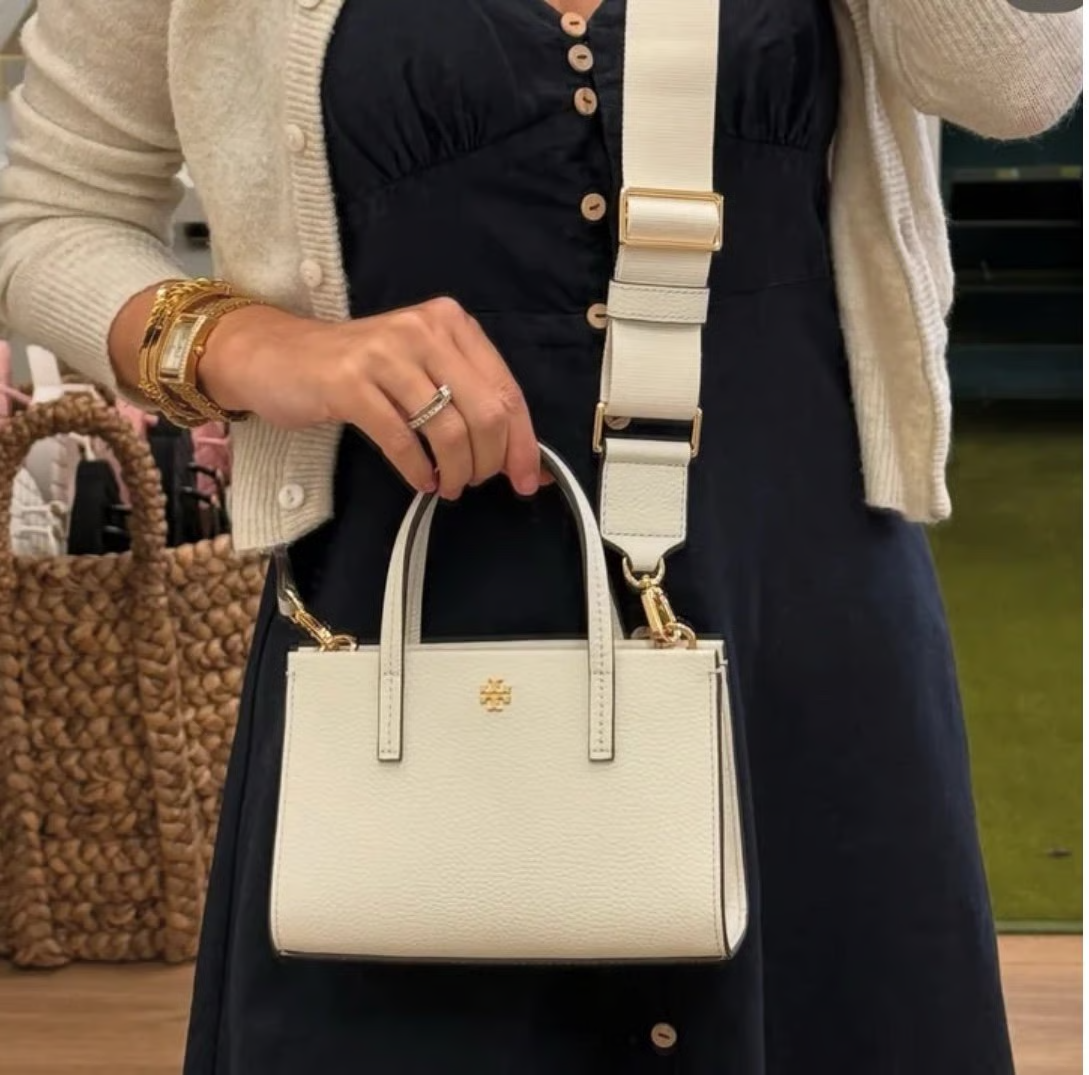 Tory Burch Blake Mini Tote New Ivory Crossbody