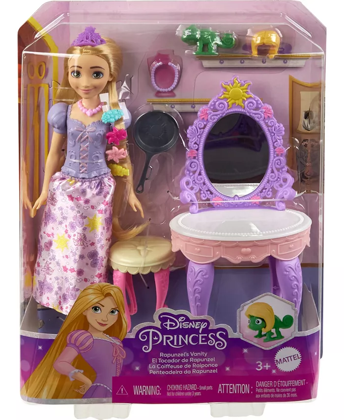 Disney Princess Rapunzel's Doll and Vanity Set