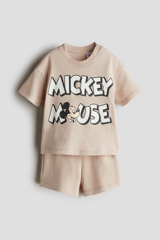 HM MICKEY MOUSE 2-PIECE PRINTED SET