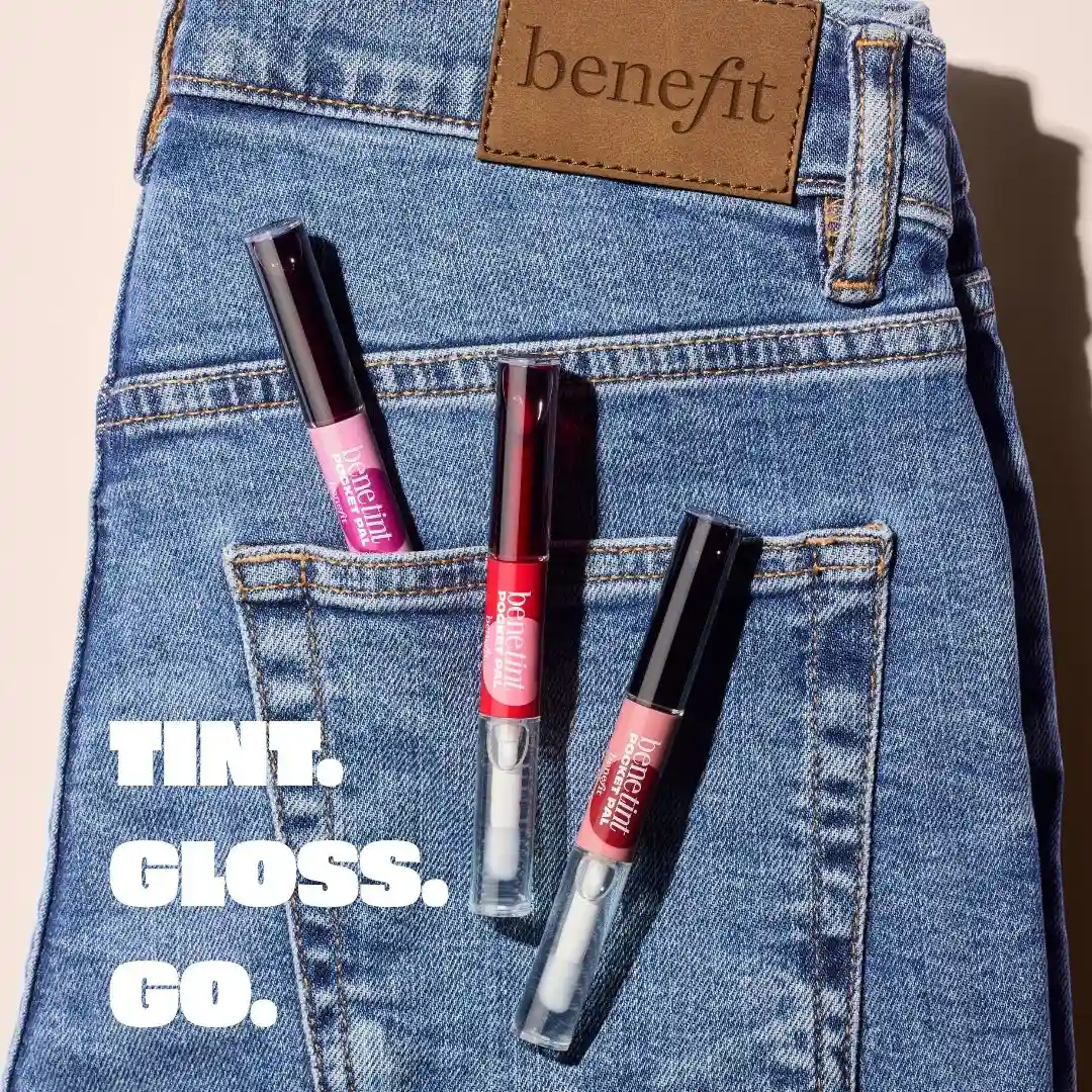 Benefit Cosmetics Benetint Pocket Pal Dual-Ended Longwear Lip Stain, Cheek Tint, and Gloss