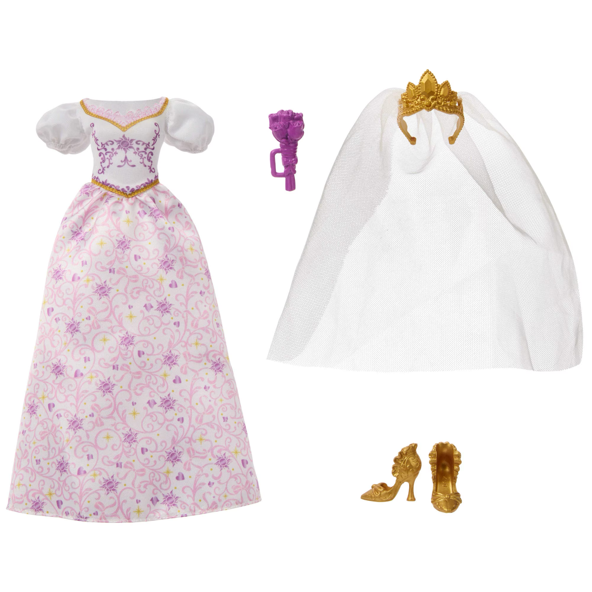 Disney Princess Rapunzel Vestido de Boda  Enredado para Siempre