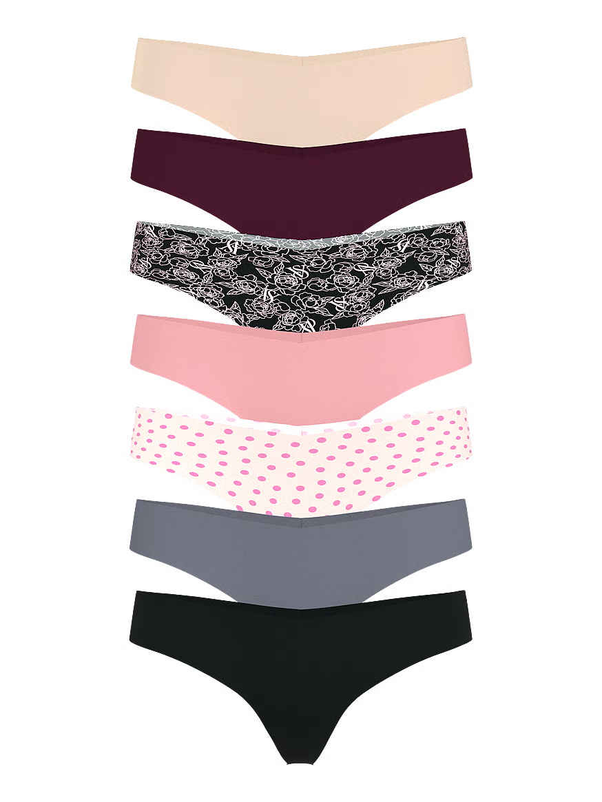 Victoria's Secret 7-Pack No-Show Thong Panties