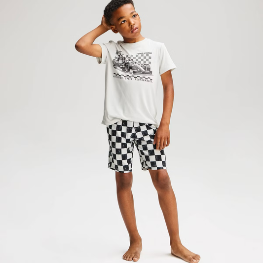 Boys' 2pc Race Car T-Shirt and Shorts Pajama Set - Cat & Jack™