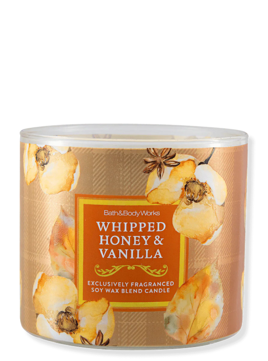 Vela 3 Mechas Whipped Honey & Vanilla