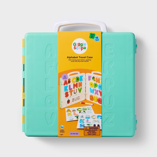 Alphabet Travel Case - Gigglescape™: Preschool Educational Toys, Reading & Writing Kits, Fine Motor Skills Development