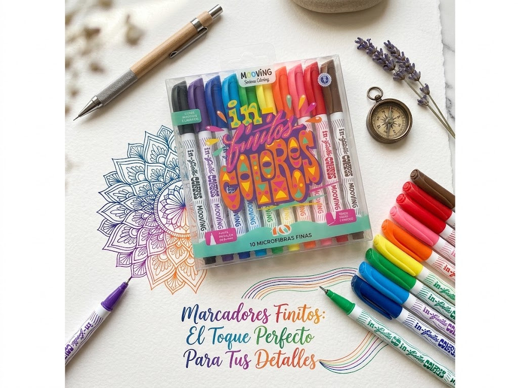 Mooving Fineliner Microfibras x10