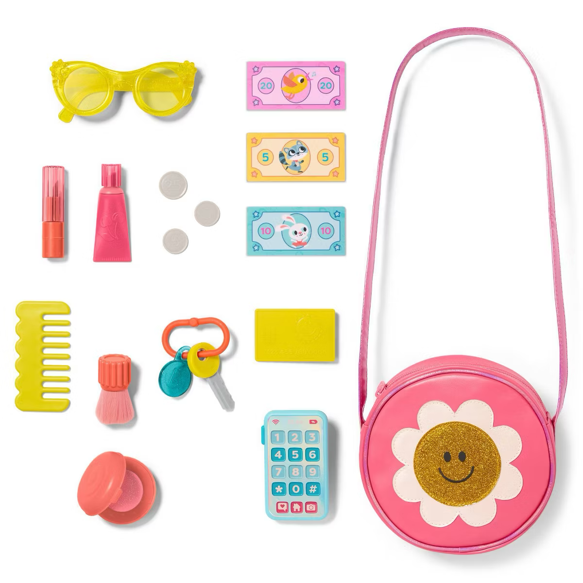 Cartera con accesorios de niña
