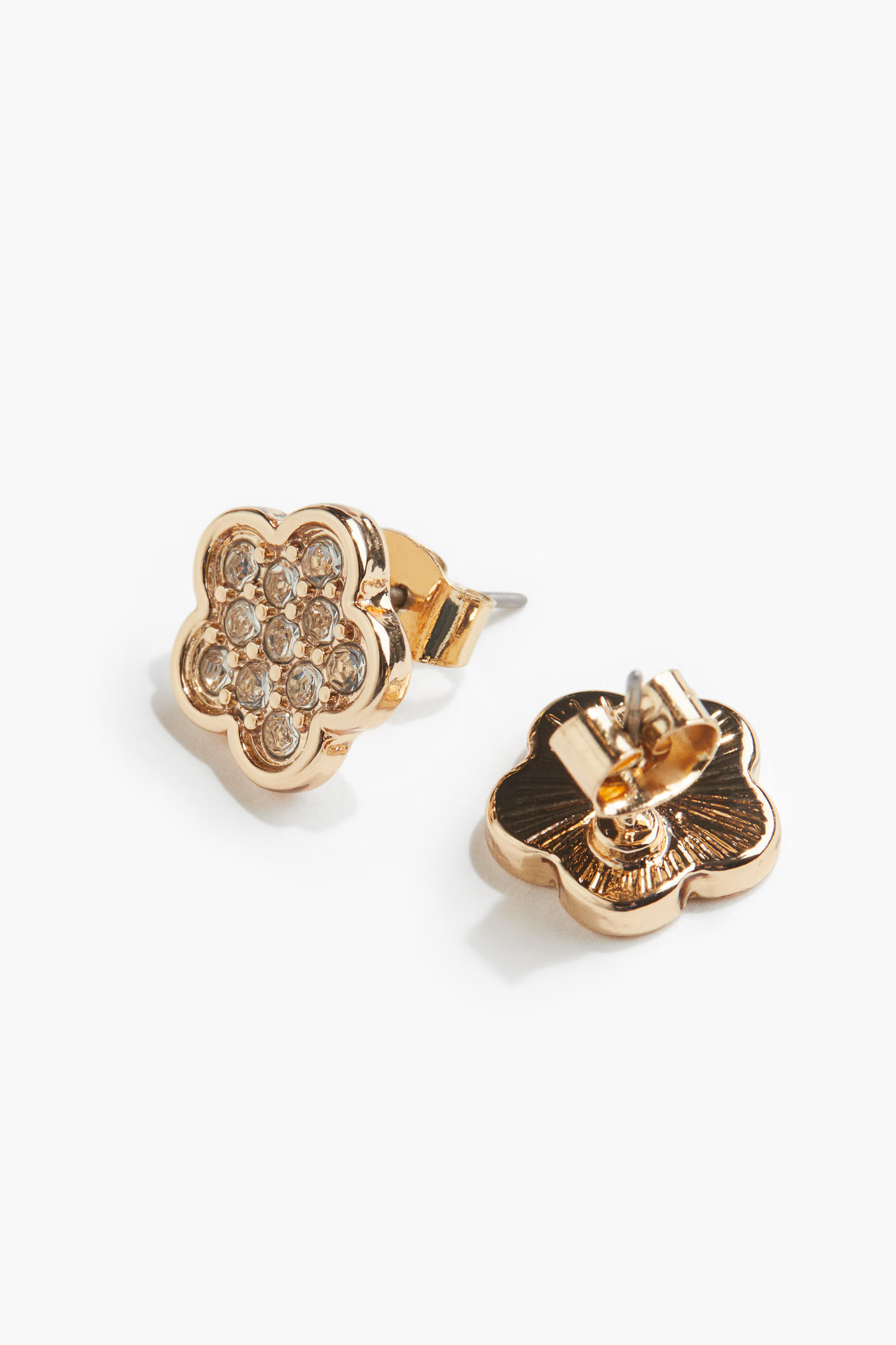 HM STUD EARRINGS Gold-Colored