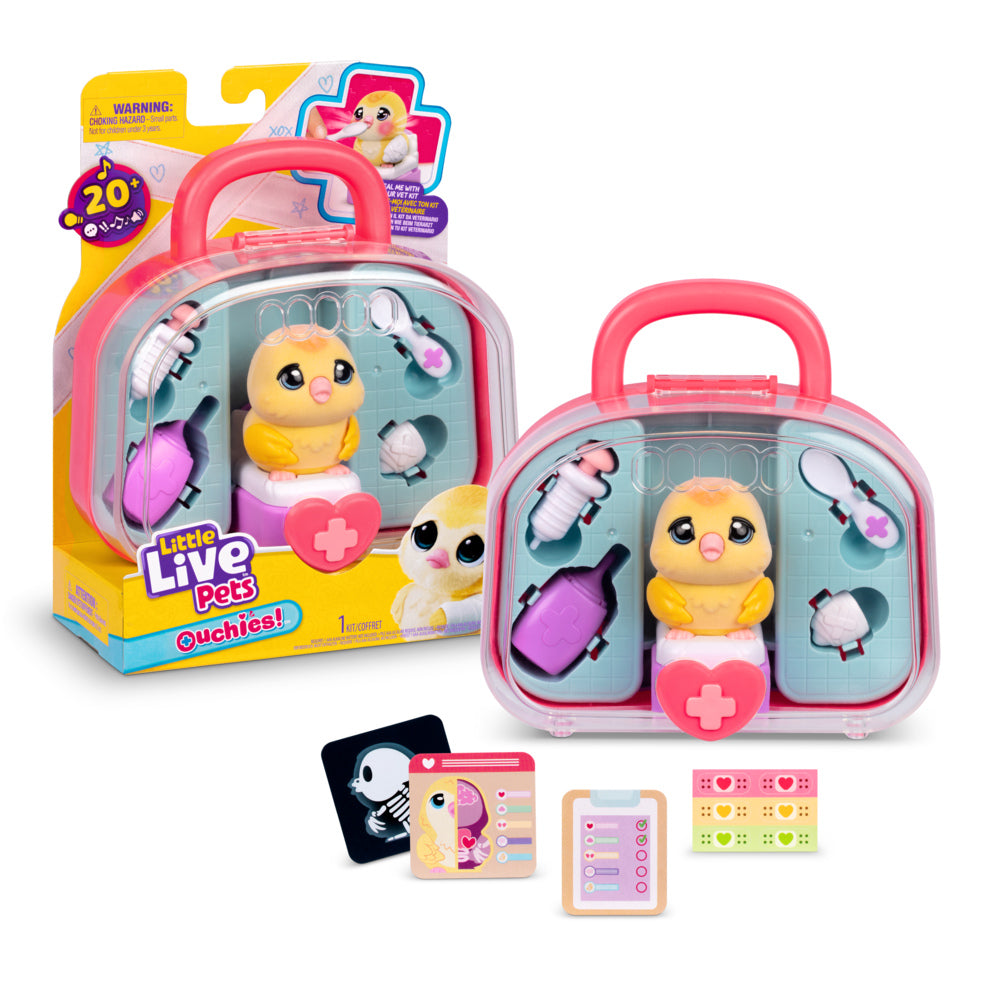 Little Live Pets Ouchies Kit de Veterinaria “Chirpy The Chick”
