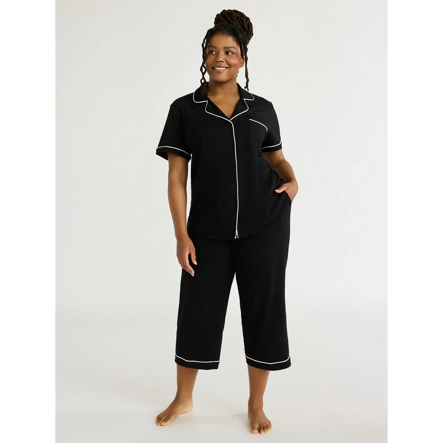 Pijama Negra de pantalón