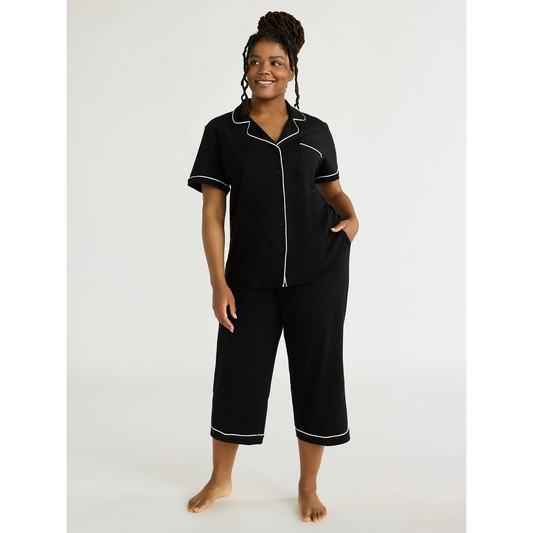 Pijama Negra de pantalón