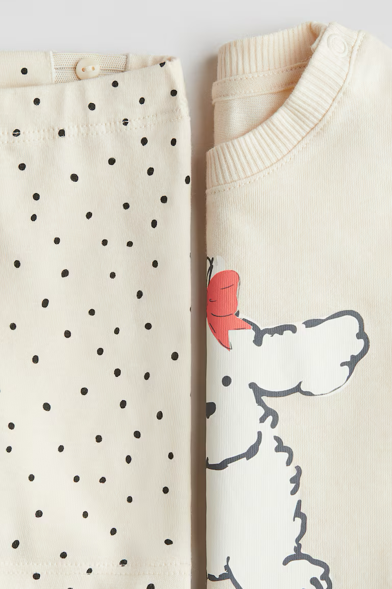 HM 2-PIECE COTTON JERSEY SET