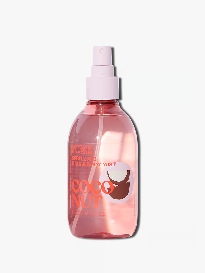 Pink COCONUT Hair & Body Mist