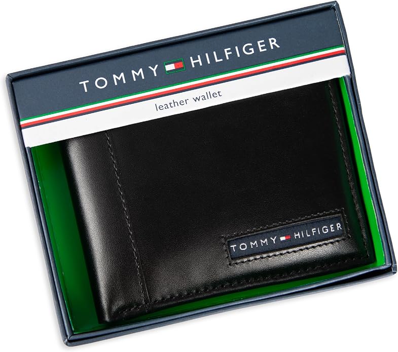 Tommy Hilfiger Men's Leather Bifold Wallet