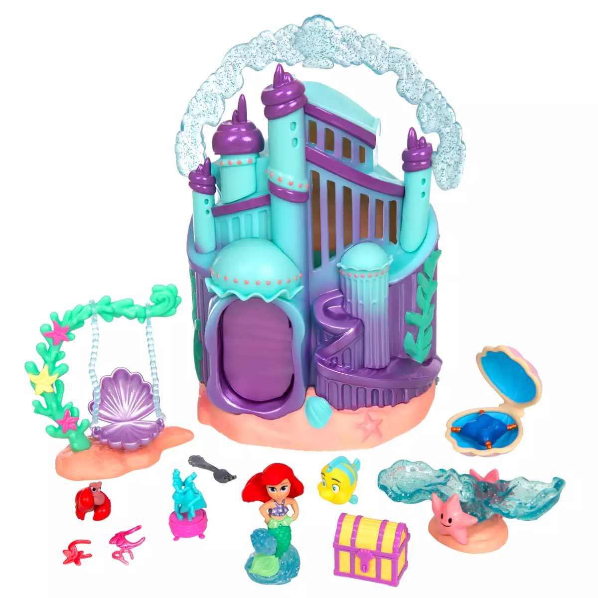 Ariel Palace Micro Play Set – The Little Mermaid – Disney Once Upon a Story