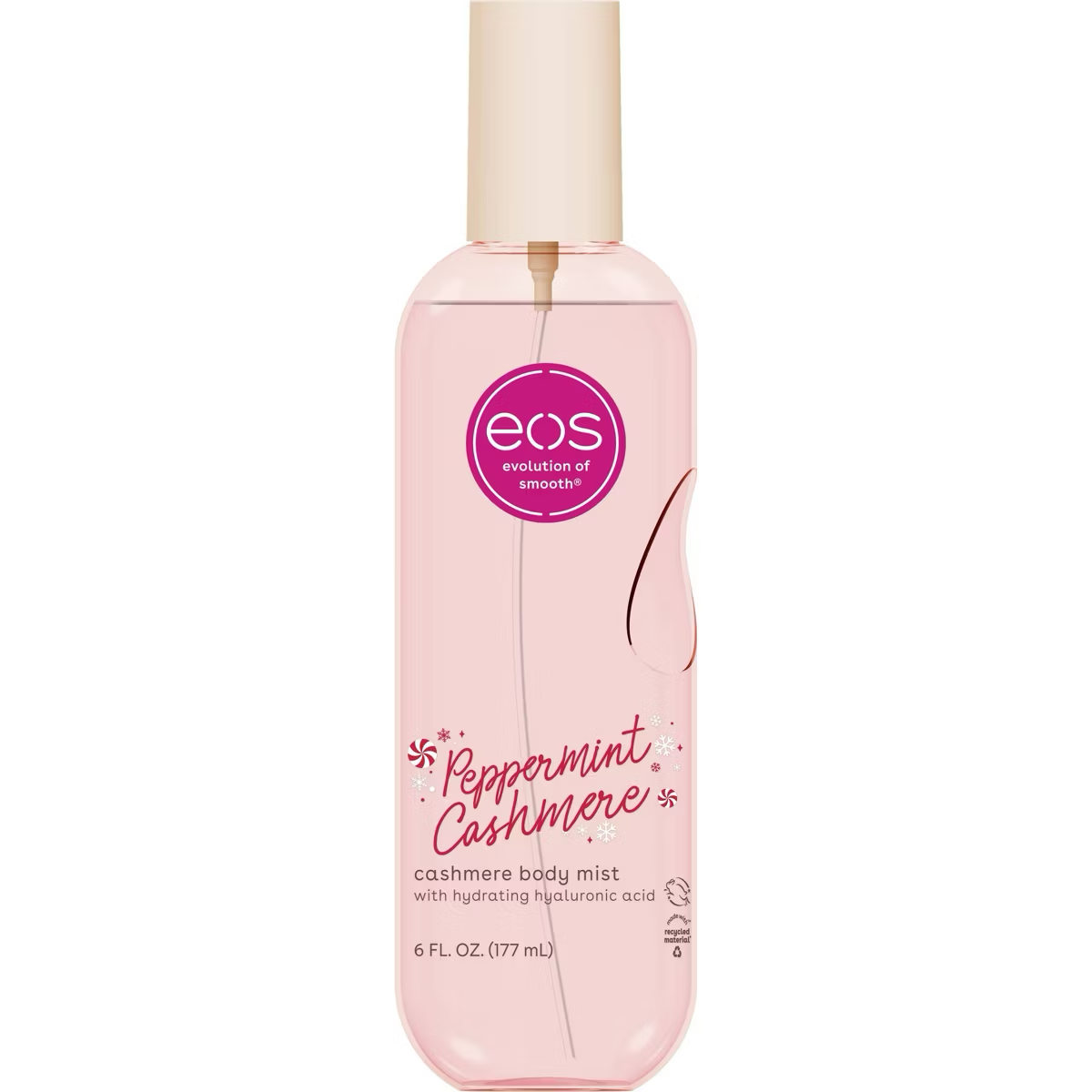 eos Holiday Body Mist Peppermint Cashmere