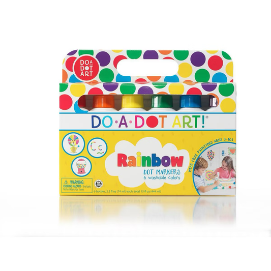 Do-A-Dot Art 6ct Washable Rainbow Dot Markers