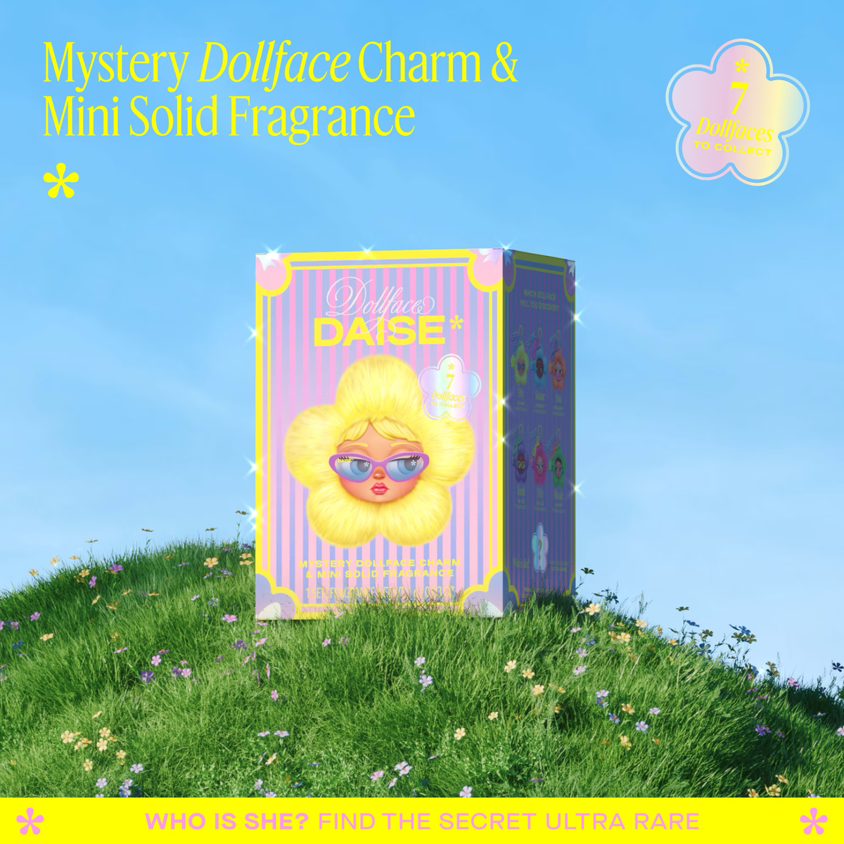 DAISE Blind Box Mystery Dollface Charm & Mini Solid Fragrance