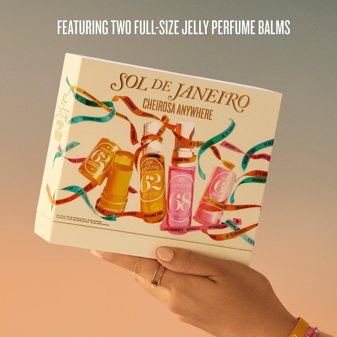 Sol de Janeiro Cheirosa Anywhere Jelly Perfume Balm & Mist Gift Set