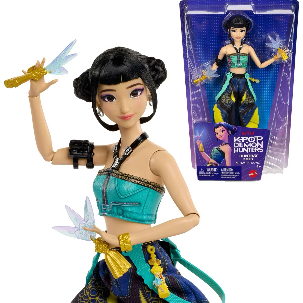 KPop Demon Hunters HUNTR/X Zoey Fashion Doll
