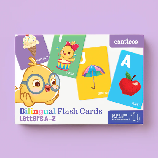 cánticos Bilingual Flash Cards: Letters A-Z