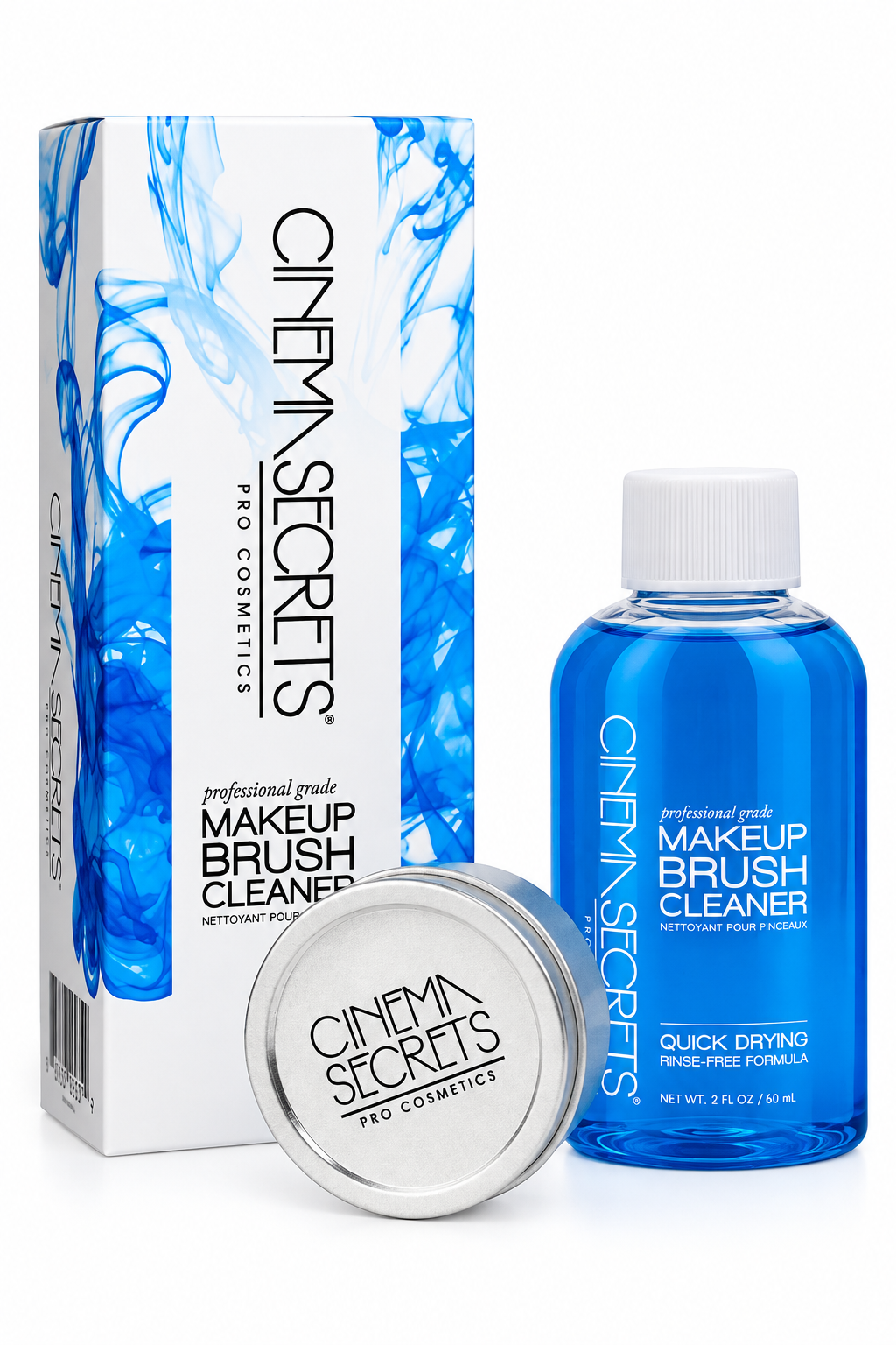 Cinema Secrets Professional Makeup Brush Cleaner Travel Kit 60ml