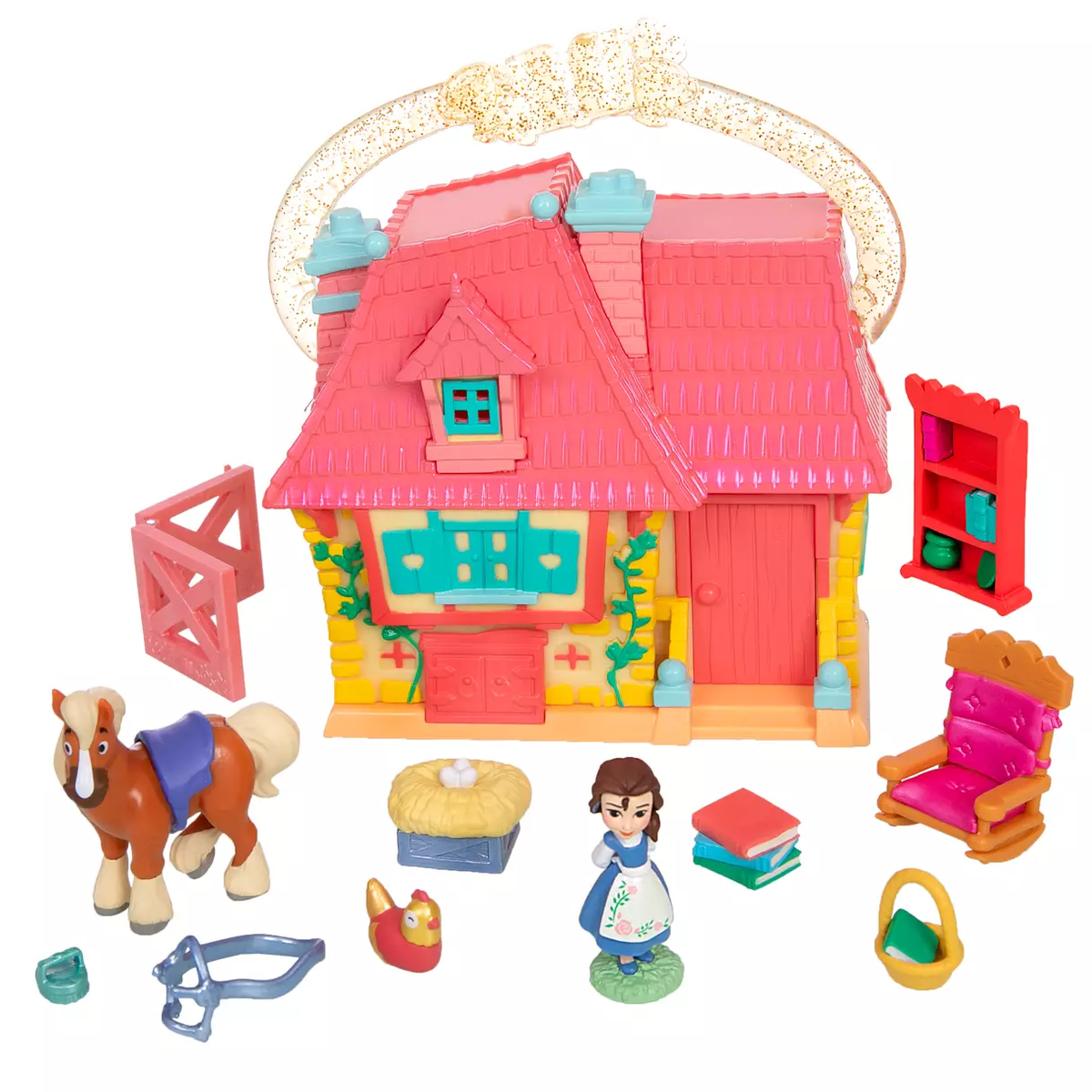 Belle Cottage Micro Play Set – Beauty and the Beast – Disney Once Upon a Story