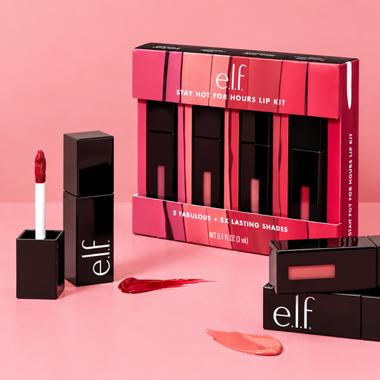 Elf Glossy Lip Stain Shades 4 Days Kit
