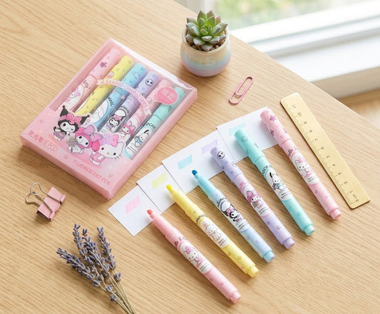 Lápices Fluorescentes Sanrio
