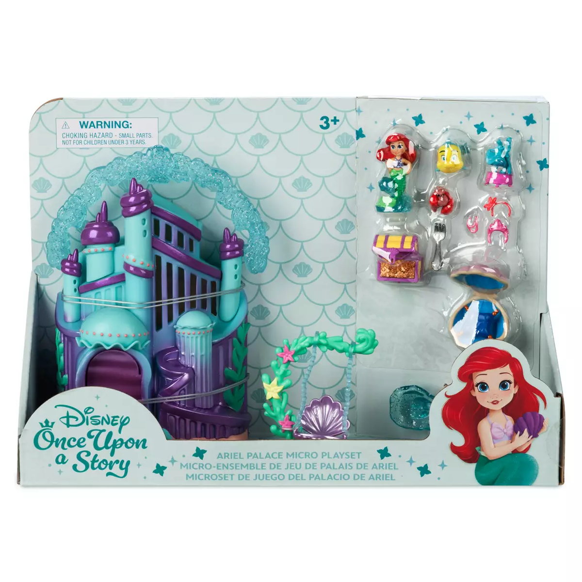Ariel Palace Micro Play Set – The Little Mermaid – Disney Once Upon a Story