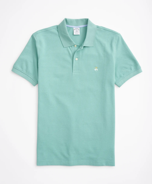 Camisa Tipo polo Brooks Brothers Celeste
