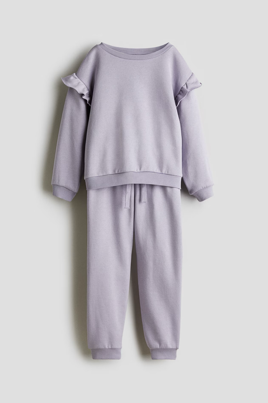 HM PURPLE 2-PIECE SWEATSUIT