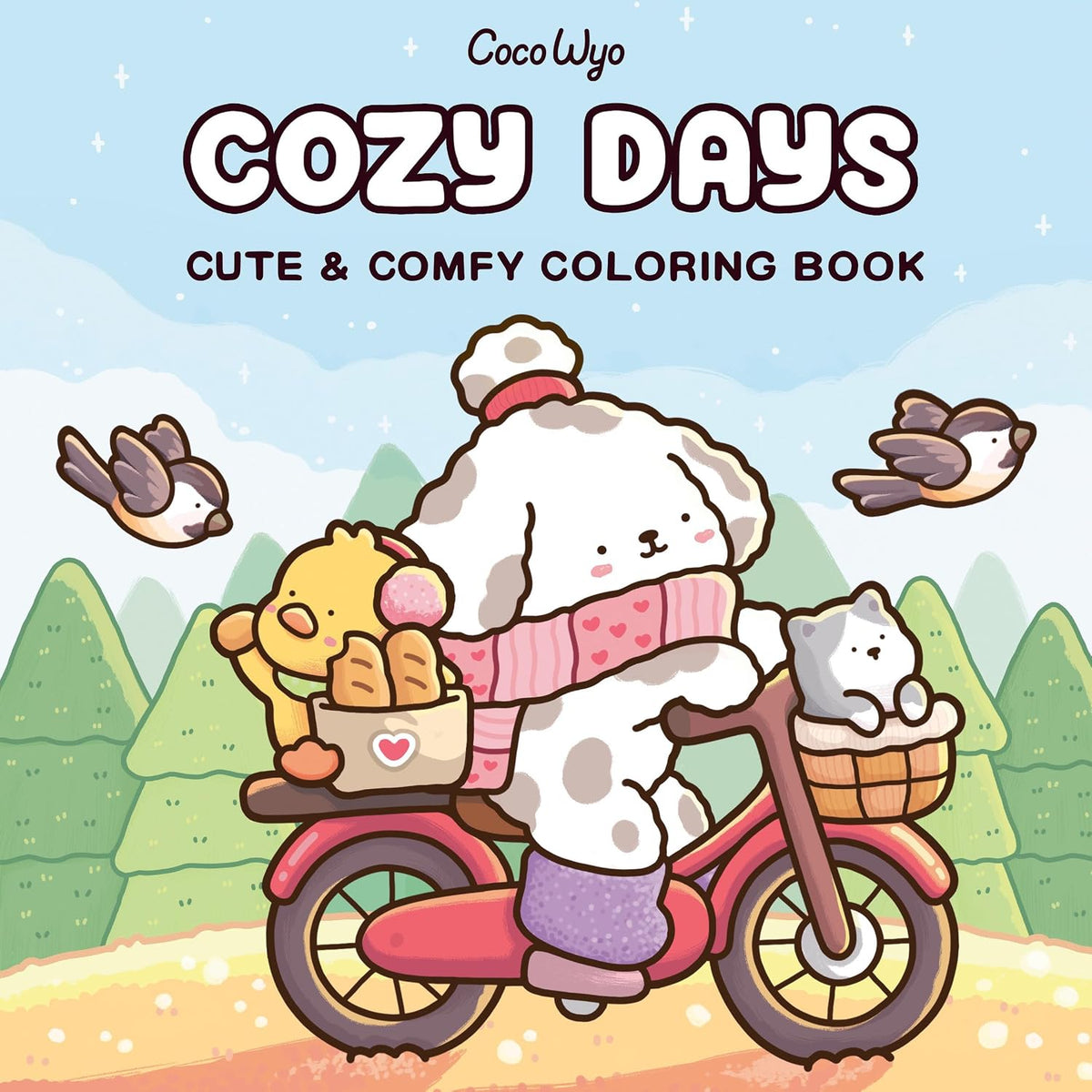 Cozy Days Coco Wyo Coloring Book