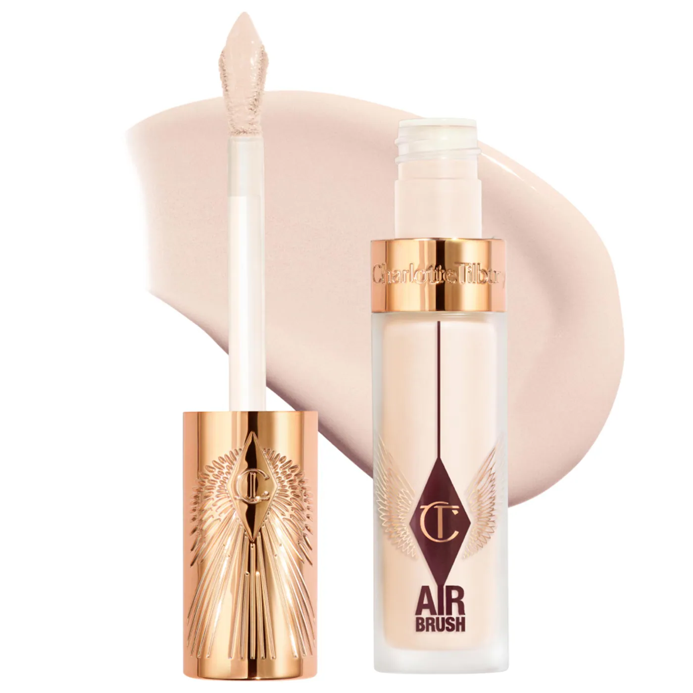Charlotte Tilbury Airbrush Flawless Crease-Proof Long-Wear Blur Concealer with Hyaluronic Acid