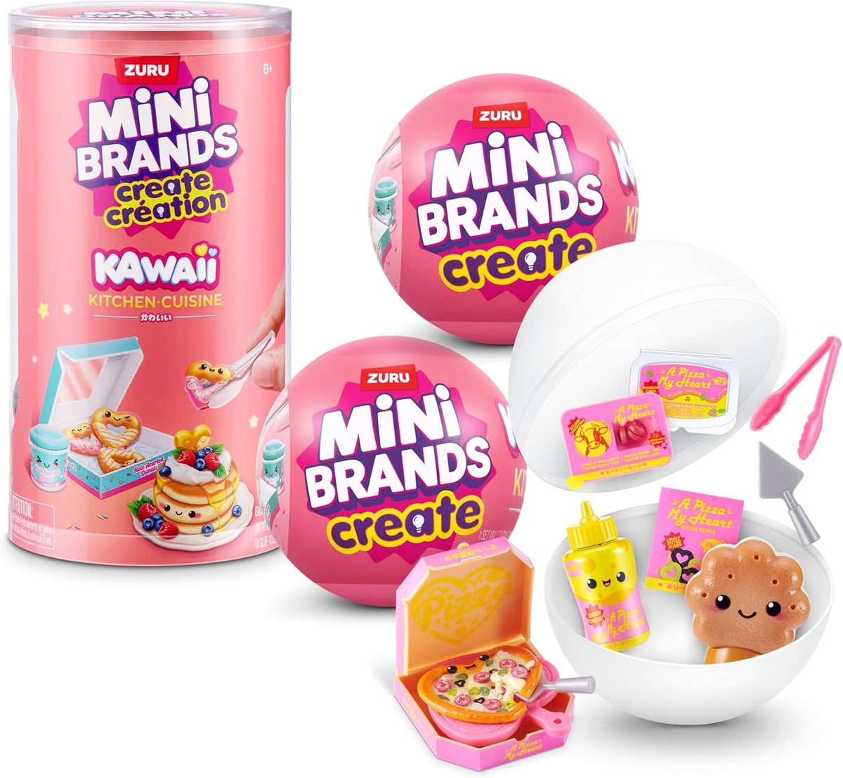 Mini Brands Mini Create Kawaii Kitchen Capsule (paquete de 2)