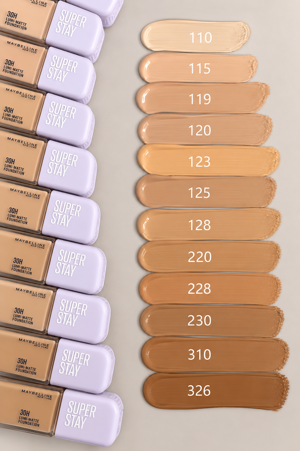 Maybelline Super Stay Up to 30HR Wear Lumi-Matte Liquid Foundation