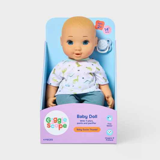 14" Boy Baby Doll - Gigglescape